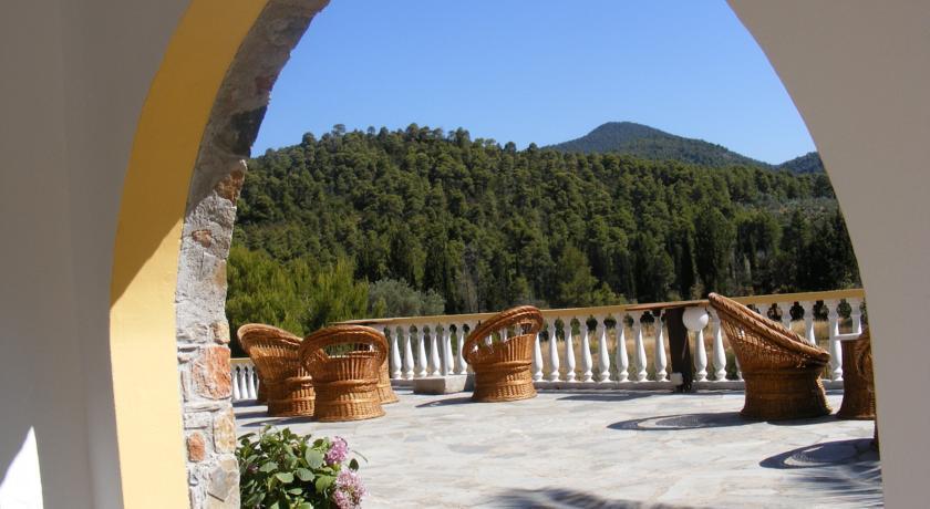 Panormos Palace Hotel Bagian luar foto